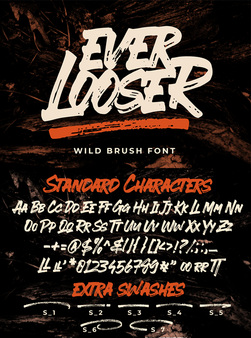 EVER LOOSER UNTEXTURED font